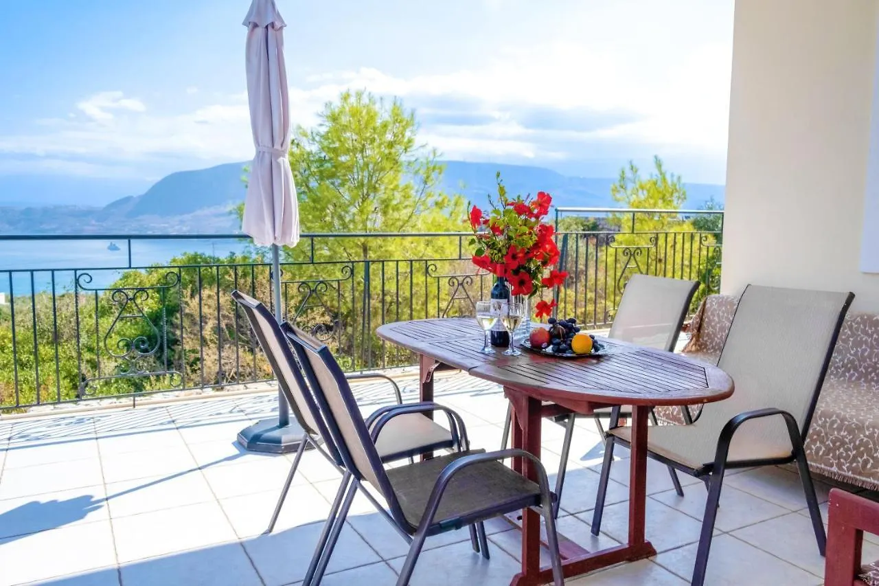 Villa Afroditi In Chania Near Airport With Private Pool, Free Wi-Fi, Souda Bay Views, Garden Oasis Kounoupidhiana