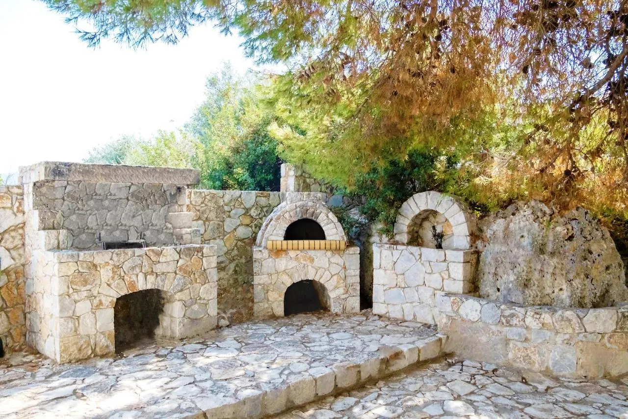 Villa Afroditi In Chania Near Airport With Private Pool, Free Wi-Fi, Souda Bay Views, Garden Oasis Kounoupidhiana Greece