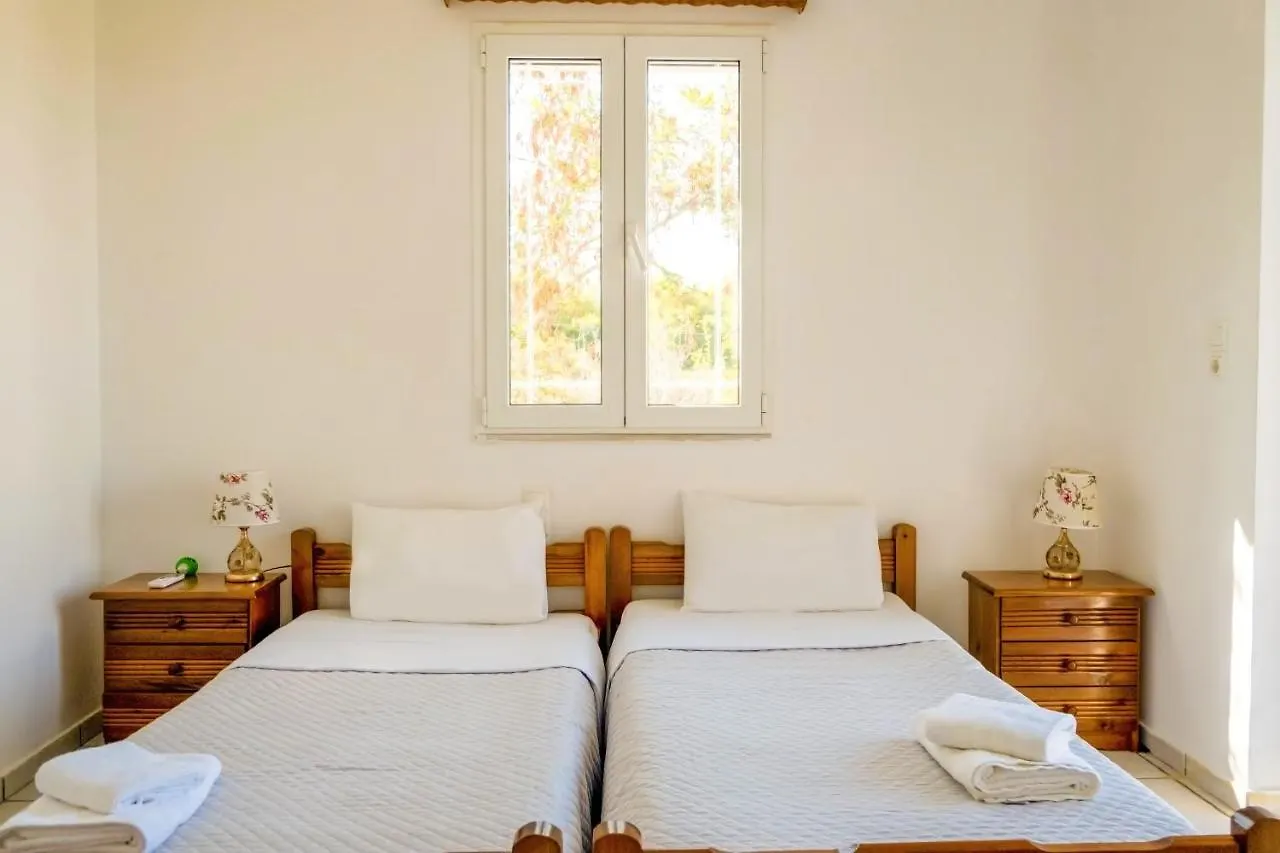 Villa Afroditi In Chania Near Airport With Private Pool, Free Wi-Fi, Souda Bay Views, Garden Oasis Kounoupidhiana Greece